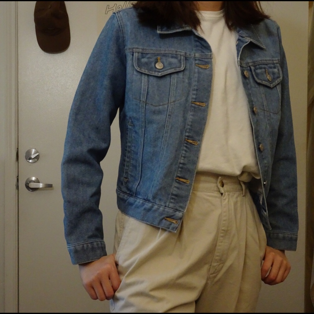 Vintage tag Old Navy Jean Cropped Jacket
